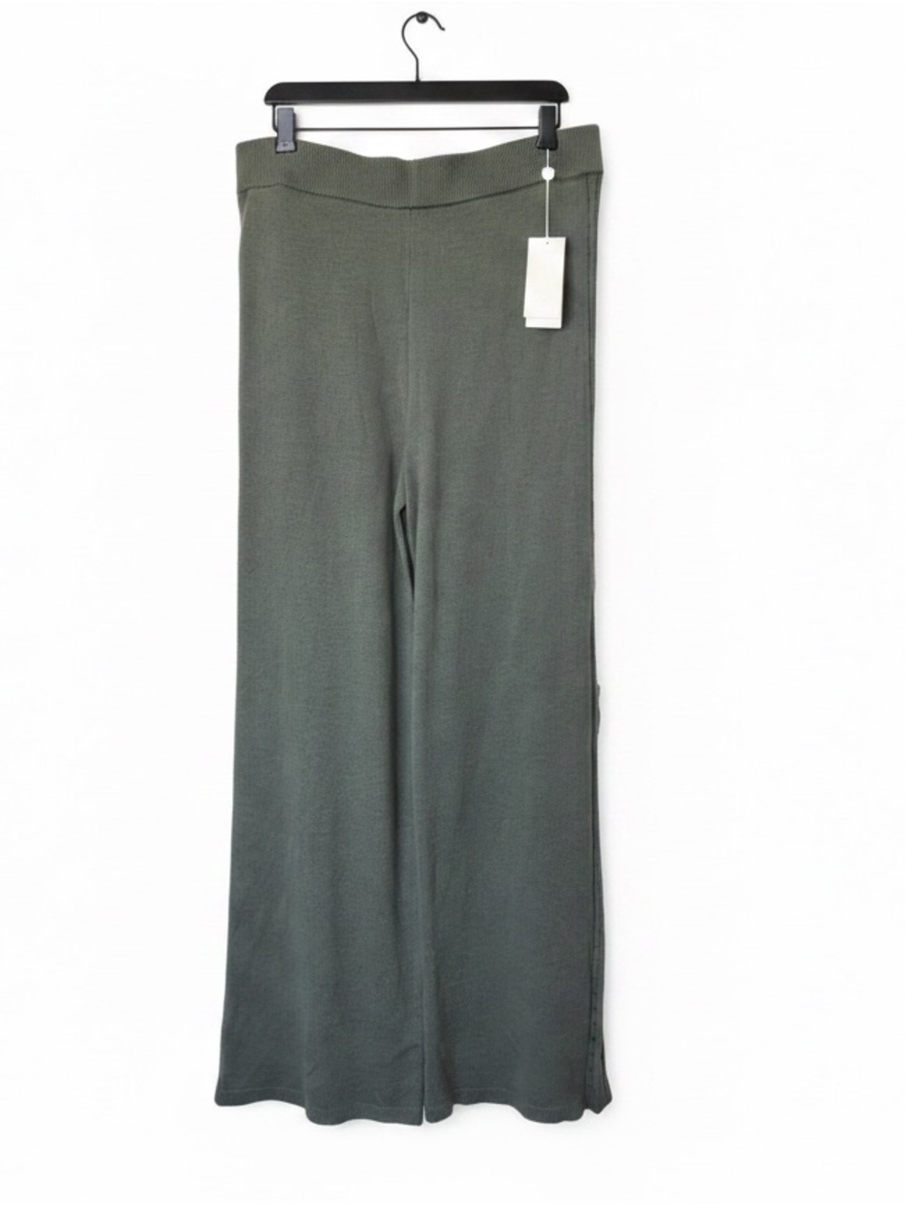 Splendid Olive Knit Wide Leg Pants - Picture 3 of 5
